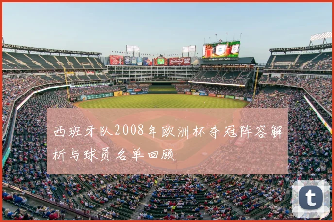 西班牙队2008年欧洲杯夺冠阵容解析与球员名单回顾