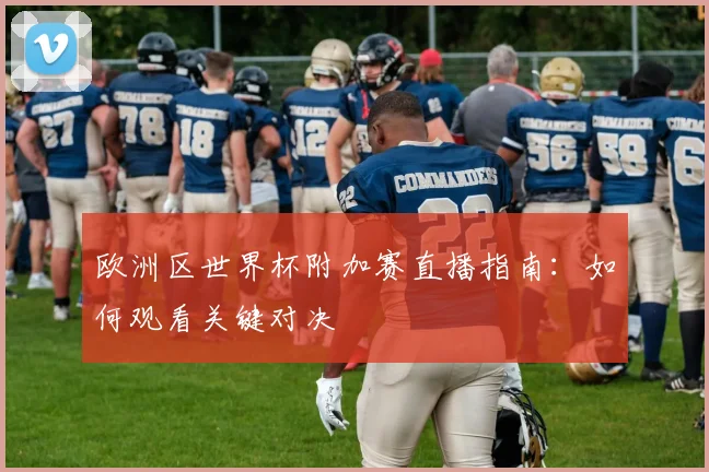 欧洲区世界杯附加赛直播指南：如何观看关键对决